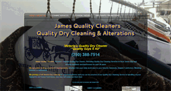 Desktop Screenshot of jamesqualitycleaners.com